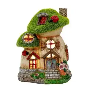 Feenhaus TERESA’S COLLECTIONS 19.5cm Beflockt Solar
