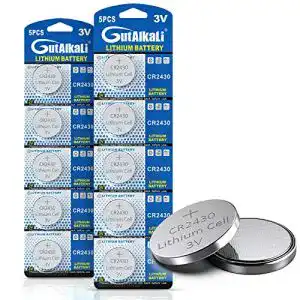 CR2430 JZHUAZ 3V Lithium-Knopfzelle Batterien, 10er