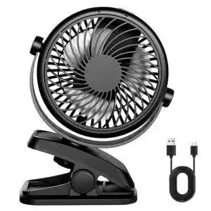 Camping-Ventilator Telgoner Mini USB Ventilator, Leise Clip