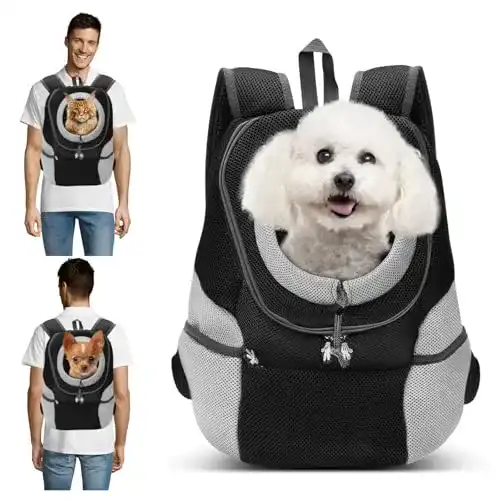 Hunderucksack PETCUTE Rucksack für Haustier, Airline Genehmigt