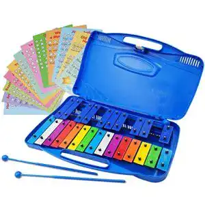 Xylophon (Kinder) inTemenos Xylophon Glockenspiel mit 25 Noten
