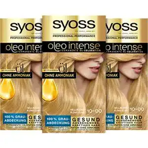 Syoss-Haarfarbe Syoss Oleo Intense Öl-Coloration 10-00 Hellblond