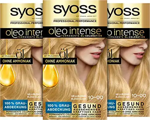 Syoss-Haarfarbe Syoss Oleo Intense Öl-Coloration 10-00 Hellblond
