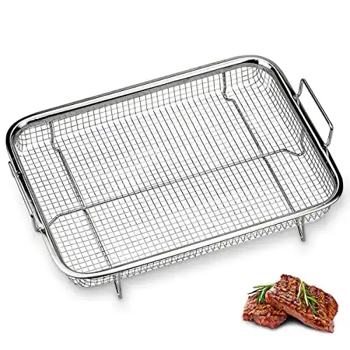 Die beste Backofen-Grillkorb NC Crisper Korb Edelstahl Backform Set 2026 Test Bestseller Backofen-Grillkorb N\C Crisper Korb Edelstahl Backform Set