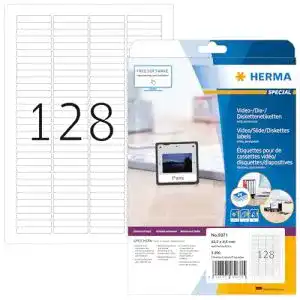 Herma-Etiketten HERMA 5071 Dia Etiketten DIN A4, 25 Blatt