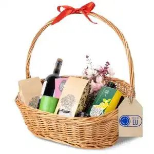 Leerer Geschenkkorb Creative Home Oval Einkaufskorb Weidenkorb
