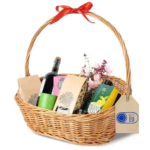 Leerer Geschenkkorb Creative Home Oval Einkaufskorb Weidenkorb
