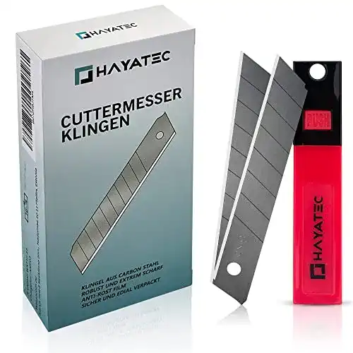Cuttermesserklingen Alaskaprint 100x Stück Abbrechklingen
