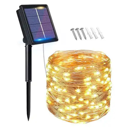 Solar-Lichterkette (außen) flintronic Solar Lichterkette Aussen, 10M