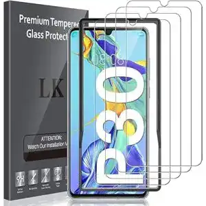 Huawei-P30-Panzerglas LK 4 Stück Schutzfolie Panzerglas