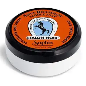 Sattelseife SAPHIR / Lederseife mit Auftragsschwamm 100ml