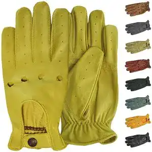 Autofahrer-Handschuhe German Wear Herren Lederhandschuhe