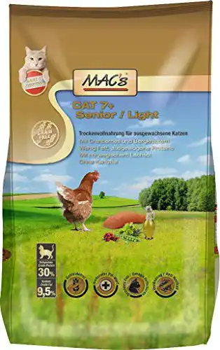 Macs-Katzenfutter MAC’s Katzenfutter getreidefrei 7+ Senior/Light