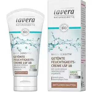 Naturkosmetik-Tagescreme lavera Basis Sensitiv Getönt, 50 Ml