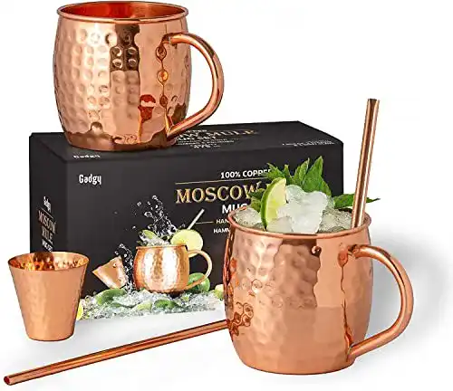 Moscow-Mule-Becher Gadgy ® Moscow Mule Becher Set 2 Stuck