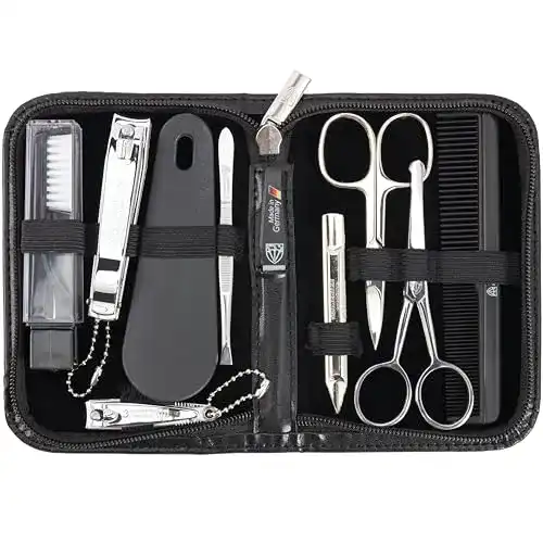 Nagelpflegeset Drei Schwerter Nagelset Reise Set ‘Monza’ 10-tlg.