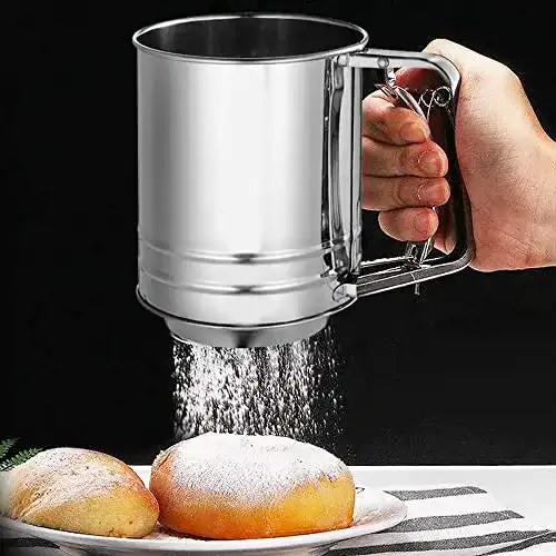 Puderzuckerstreuer EMAGEREN Einhand Mehlsieb