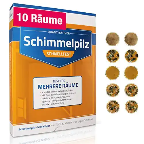 Schimmeltest Schimmel-Test 10 Räume – Schimmelpilz Schnelltest