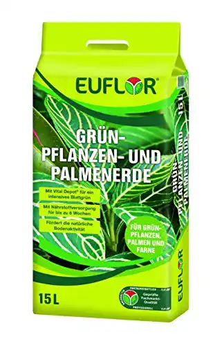 Palmenerde Euflor Grünpflanzen- und 15 L Beutel hochwertig