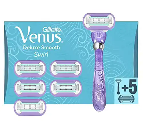 Gillette-Rasierer Gillette Venus Deluxe Smooth Swirl, 5-fach Klinge