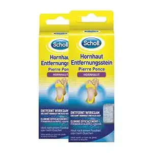 Bimsstein Scholl Hornhaut-Entfernungsstein, 2er Pack
