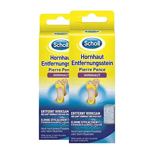 Bimsstein Scholl Hornhaut-Entfernungsstein, 2er Pack