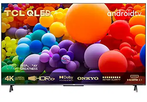 TCL-Fernseher TCL 55C721 QLED Fernseher 55 Zoll Smart TV