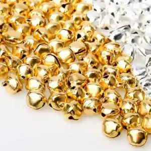 Glöckchen XREE 200 Stück zum Basteln, 10mm Mini Klein Klingeln