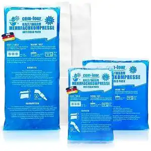Kühlpad com-four ® 3X Mehrfach-Kompresse in 3 Größen