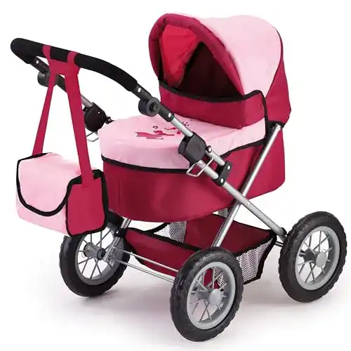 Puppenwagen Bayer Design 13014 – Trendy bordeaux