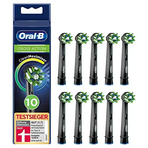 Die beste Oral-B Aufsteckbürsten Oral-B CrossAction Black Edition, 10 Stück 2026 Test Bestseller Oral-B Aufsteckbürsten Oral-B CrossAction Black Edition, 10 Stück