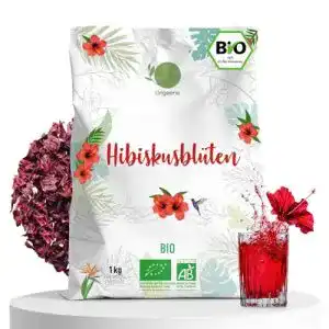 Hibiskustee Origeens BIO 1kg Premiumqualität, Hibiskusblüten