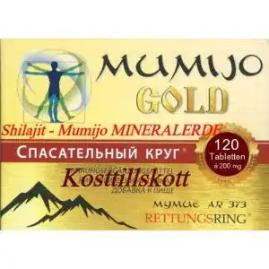 Mumijo Unkuri “Gold” – Мумиё (MINERALERDE), 120 Tabletten