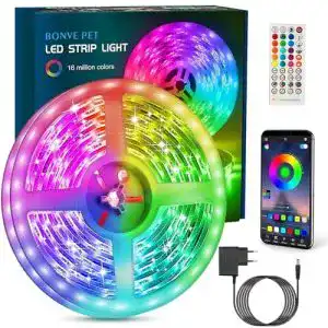 LED-Strip Bonve Pet LED Strip, Bluetooth RGB LED Streifen, 6M