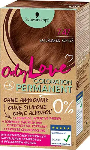 Kupfer-Haarfarbe Only Love Schwarzkopf Coloration, Haarfarbe