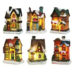 Weihnachtsdorf Bseical Mit Beleuchtung, Weihnachtslaterne Led