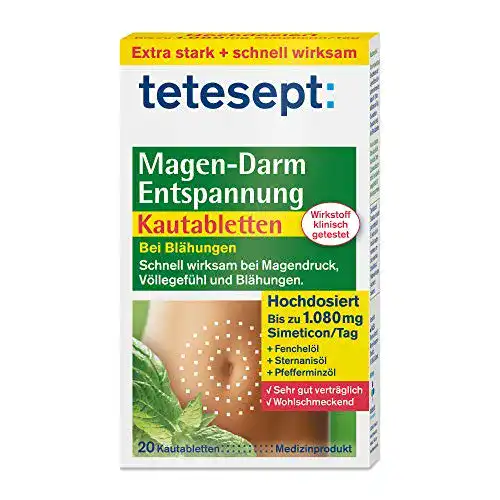 Tabletten gegen Blähungen tetesept Magen-Darm Entspannung