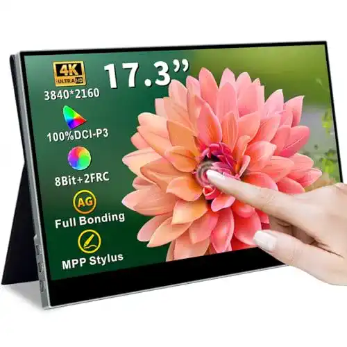 Portable-Monitor 17 Zoll Magedok 17.3 Zoll 4k Touchscreen