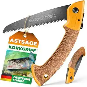 Holzsäge GRÜNTEK Klappsäge 180 mm Ergo-KORKgriff