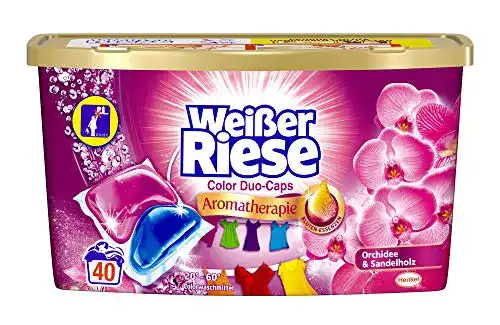 Colorwaschmittel Weißer Riese Color Duo-Caps, 40 Waschladungen