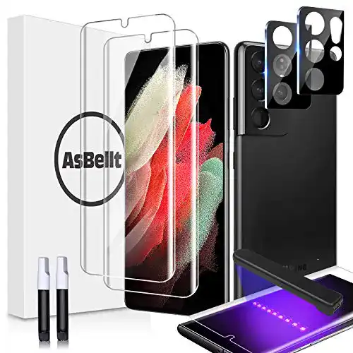 Samsung-Galaxy-S21-Ultra-Panzerglas AsBellt 4Stück Schutzfolie