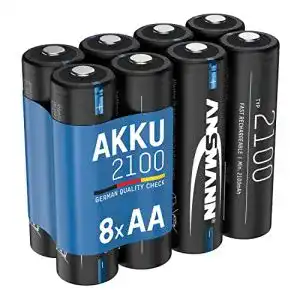 Akkus für Solarleuchten Ansmann Akku AA 2100mAh NiMH 1,2V