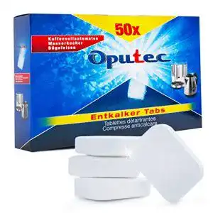 Entkalkungstabletten Kaffeevollautomat Oputec 50x Entkalker Tabs
