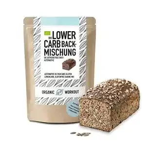Brotbackmischung Organic Workout LOWER-CARB- 350g – Bio