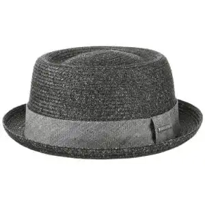 Hut Damen Stetson Strohhut Pork Pie Robstown Toyo