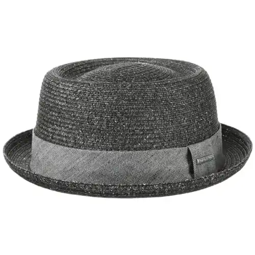Hut Damen Stetson Strohhut Pork Pie Robstown Toyo