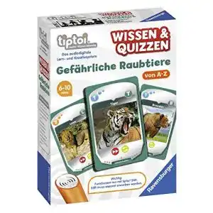 Tiptoi Ravensburger Wissen und Quizzen Gefährliche Raubtiere Spiel