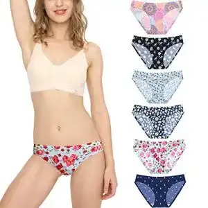 Nahtlose Slips Donppa Damen Slips Nahtlos Taillenslips 6 Pack