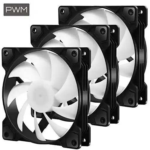 upHere-Lüfter upHere 4PIN PWM 120mm Schwarz Silent Lüfter