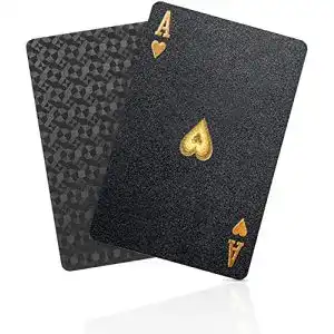 Pokerkarten BIERDORF Schwarzer Diamant Kunststoff Plastik